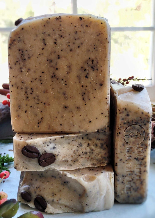 AWAKE - Grapefruit & Coffee - Artisan Handcrafted Soap - Cold Creek Natural Farm