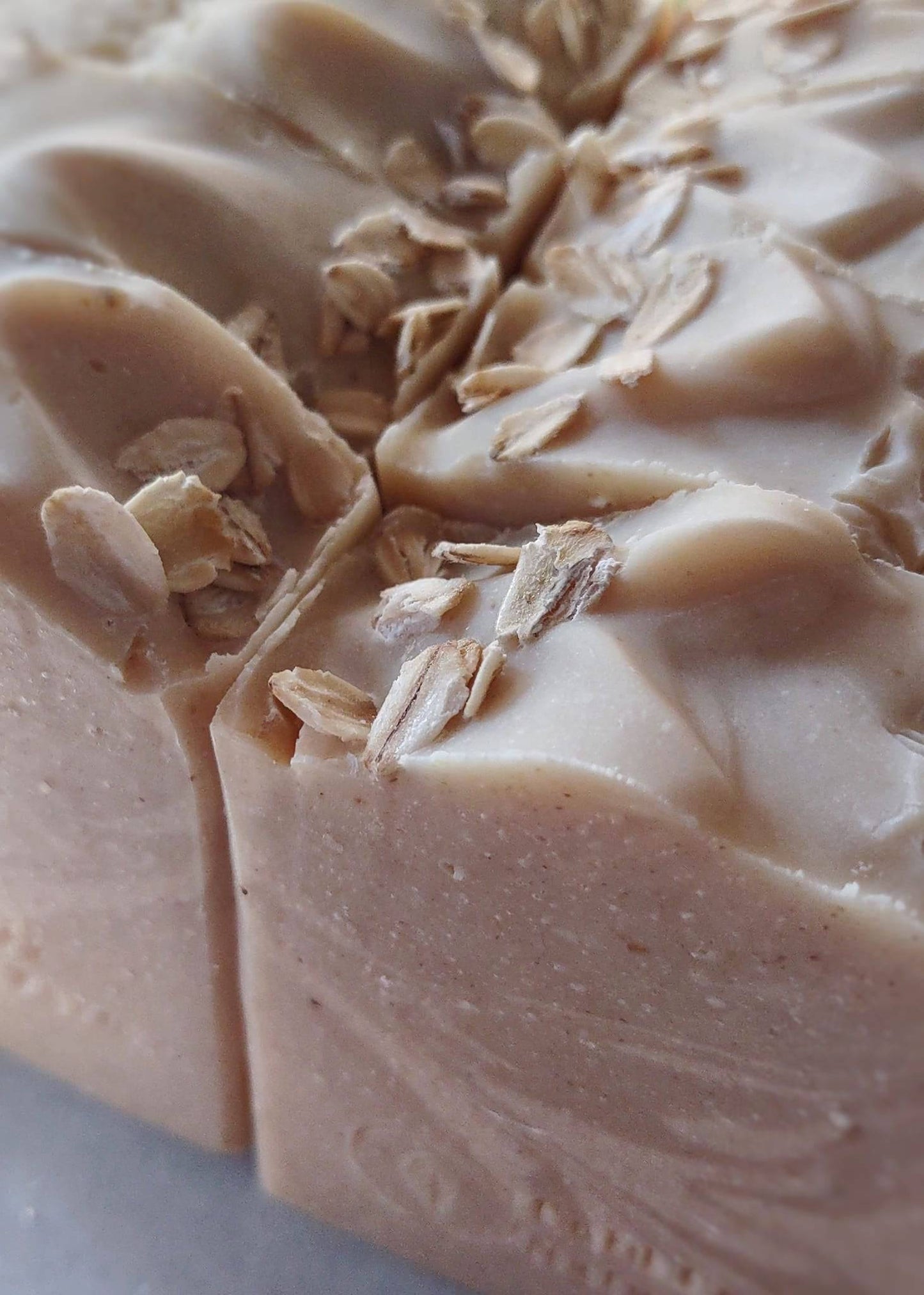 HONEY & OATMEAL - Vegan - Artisan Handcrafted Mild Soap - Cold Creek Natural Farm