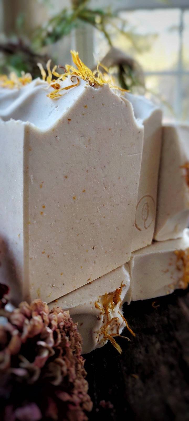 Lemongrass & Calendula - Face and Body Goat Milk Soap - Cold Creek Natural Farm