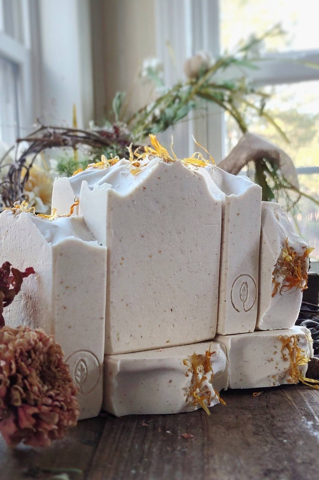 Lemongrass & Calendula - Face and Body Goat Milk Soap - Cold Creek Natural Farm