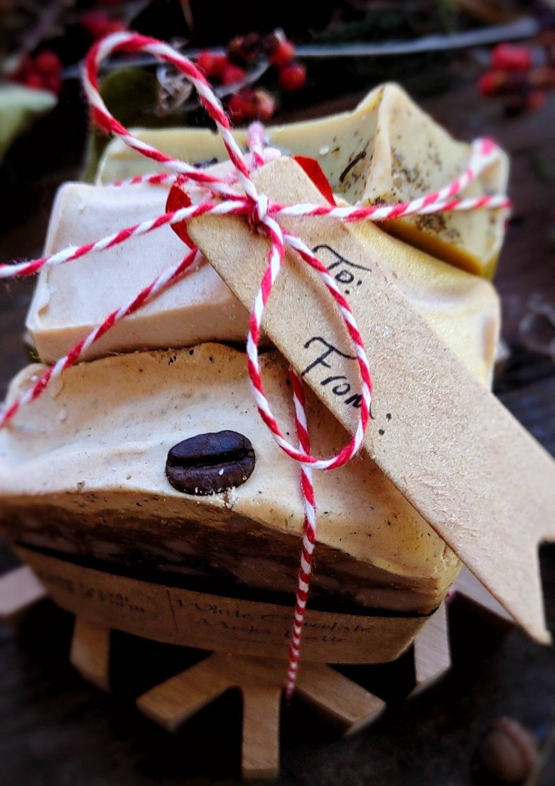 Snowflake Soap Trio - Artisan Handcrafted Soap Gift - Cold Creek Natural Farm